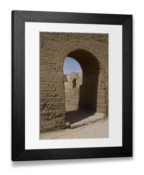 Framed Print : Egypt, Luxor, Tombs of the Princesses next to Queen Hatshepsut Temple
