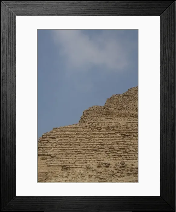 Framed Print : Egypt, Saqqara. Ancient step pyramid of Zoser Framed Print : Egypt, Saqqara. Ancient step pyramid of Zoser