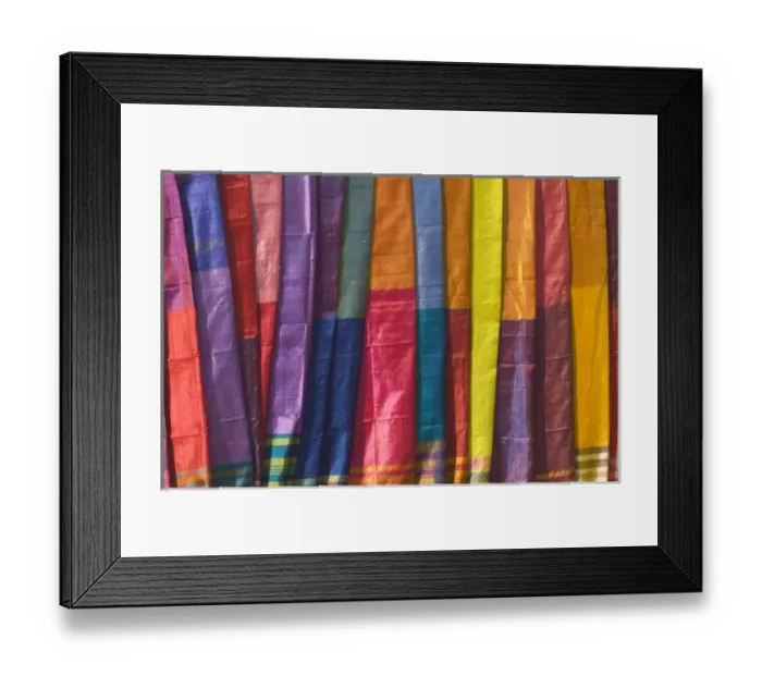 Framed Print : Cloth on sale at a street vendor Luxor, Egypt