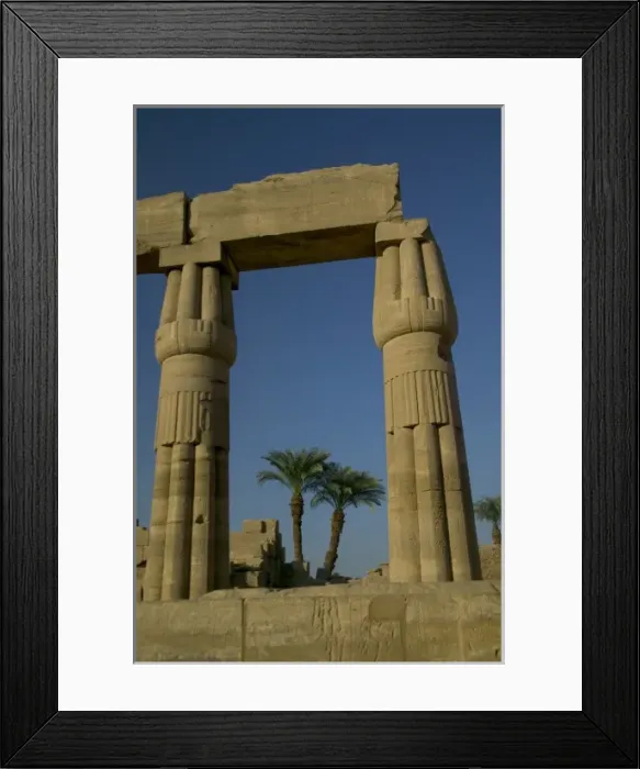 Framed Print : Visual Art Work on the facing of the architecture Temple of Karnak, Egypt Framed Print : Visual Art Work on the facing of the architecture Temple of Karnak, Egypt