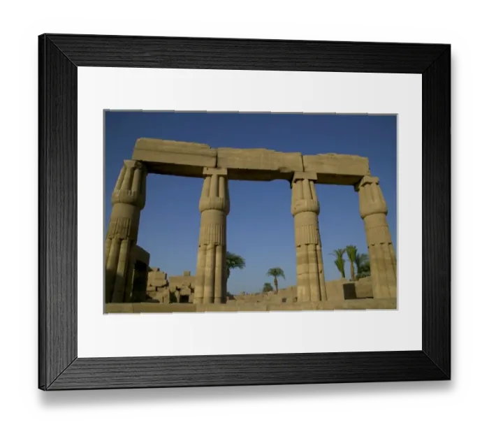 Framed Print : Visual Art Work on the facing of the architecture Temple of Karnak, Egypt Framed Print : Visual Art Work on the facing of the architecture Temple of Karnak, Egypt