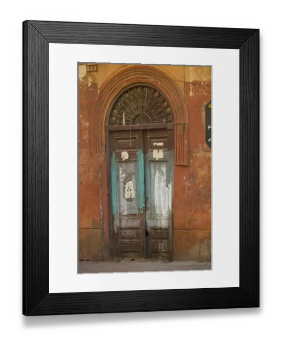 Framed Print : Old Doorway near the Market in Luxor, Egypt Framed Print : Old Doorway near the Market in Luxor, Egypt