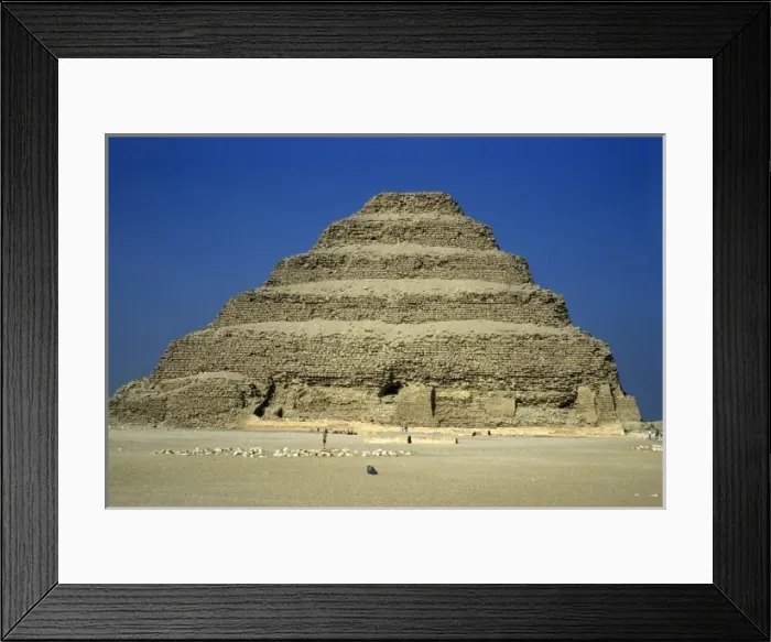 Framed Print : Africa, Egypt, Cairo, Zoser, Step Pyramid Framed Print : Africa, Egypt, Cairo, Zoser, Step Pyramid