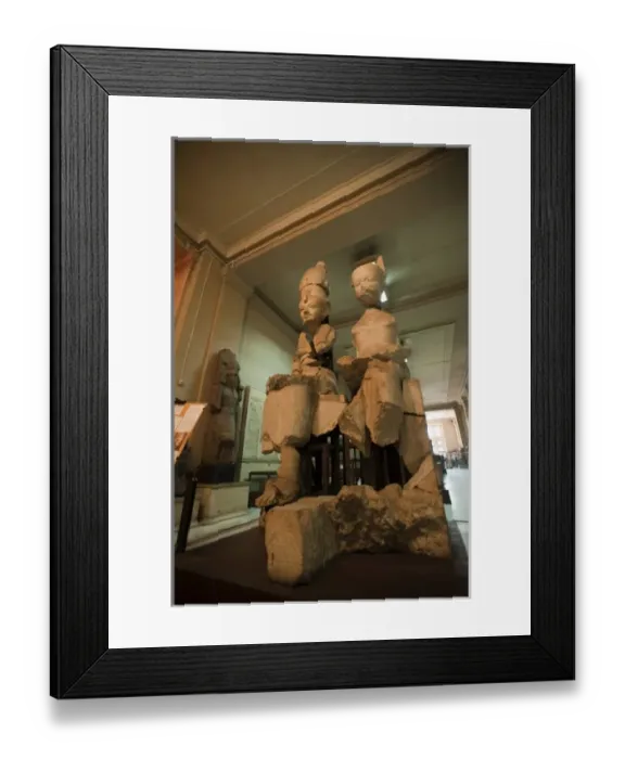 Framed Print : Egypt, Cairo. Statues in main hall of the Egyptian Museum of Antiquities Framed Print : Egypt, Cairo. Statues in main hall of the Egyptian Museum of Antiquities