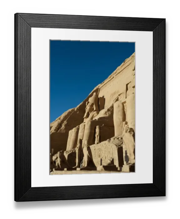 Framed Print : Egypt, Abu Simbel. Nubian Monuments