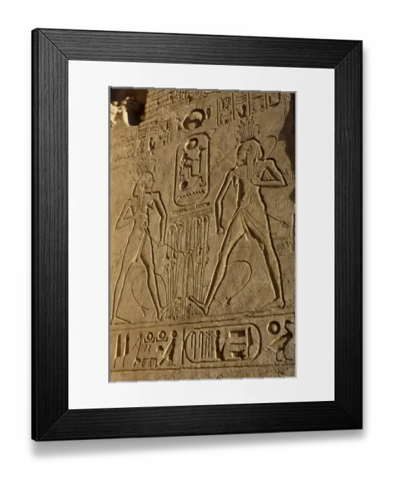 Framed Print : Egypt, Abu Simbel. Nubian Monuments