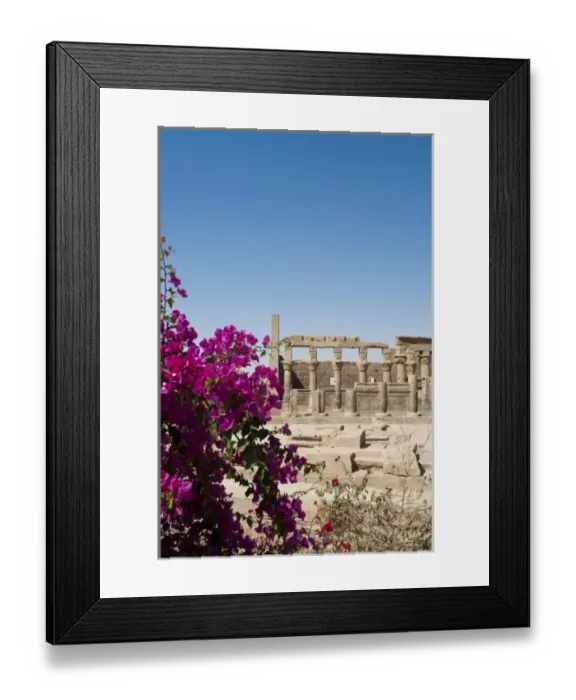 Framed Print : Egypt, Aswan. Philae Temple Aswan