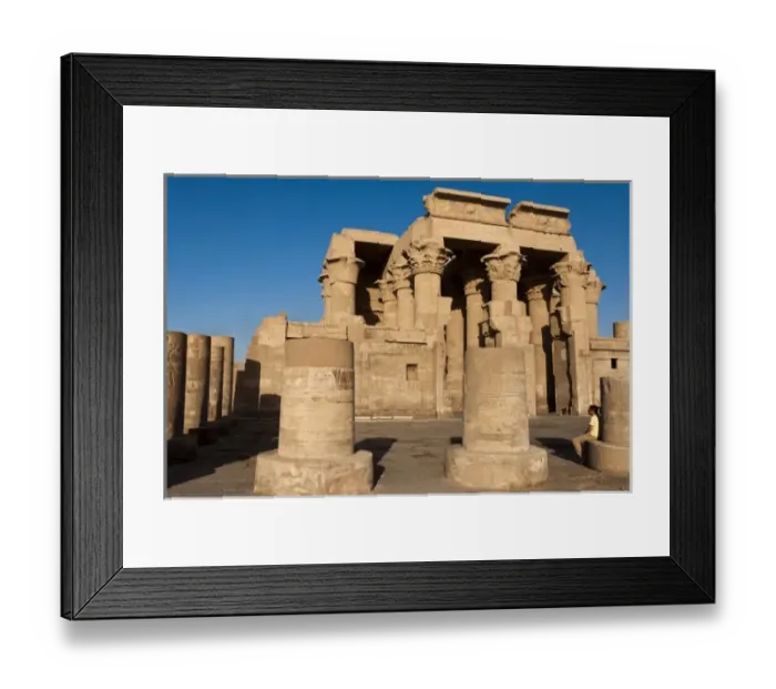 Framed Print : Egypt, Kom Ombo. Temple of Kom Ombo