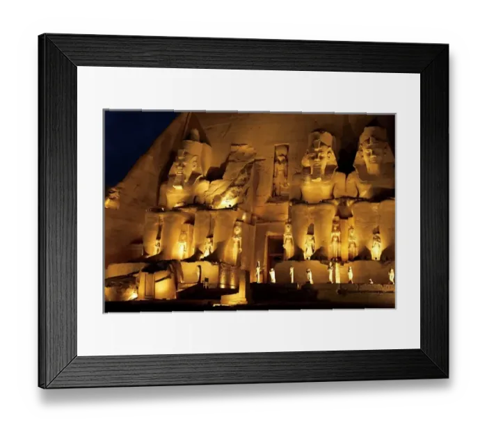 Framed Print : Egypt, Abu Simbel, The Greater Temple of Ramses II, Colossal statues of King Ramesses Framed Print : Egypt, Abu Simbel, The Greater Temple of Ramses II, Colossal statues of King Ramesses
