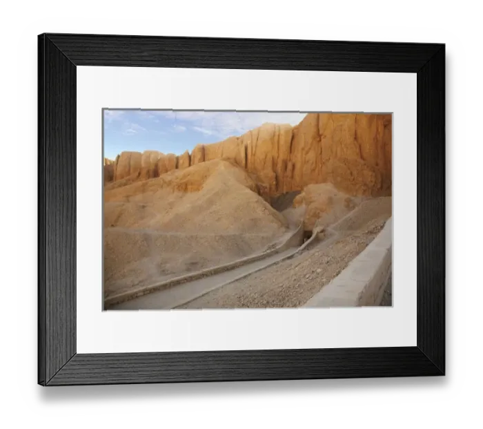 Framed Print : Egypt, Luxor, The entrance to the Valley of the Kings Framed Print : Egypt, Luxor, The entrance to the Valley of the Kings