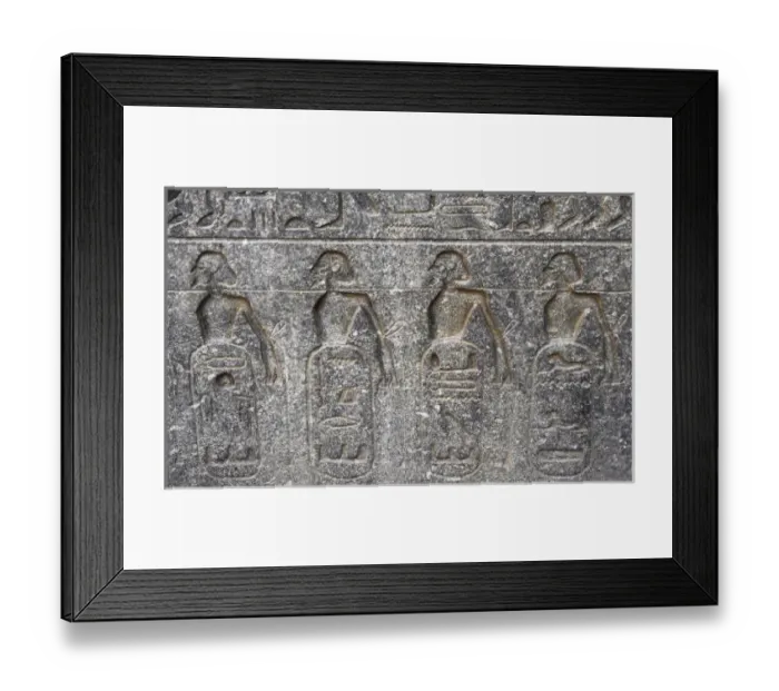 Framed Print : Relief depicting prisoners belonging to the nine villages conquered by Ramses II Framed Print : Relief depicting prisoners belonging to the nine villages conquered by Ramses II