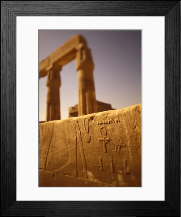 Framed Print : Africa, Egypt, Luxor. Temple of Karnak