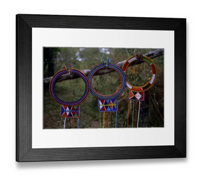 Framed Print : Africa, Kenya. Msai beadwork Framed Print : Africa, Kenya. Msai beadwork