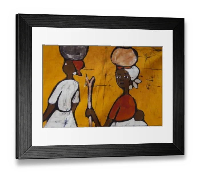 Framed Print : Africa, Gambia. Capital city of Banjul. Local batik workshop, colorful hand-painted Framed Print : Africa, Gambia. Capital city of Banjul. Local batik workshop, colorful hand-painted