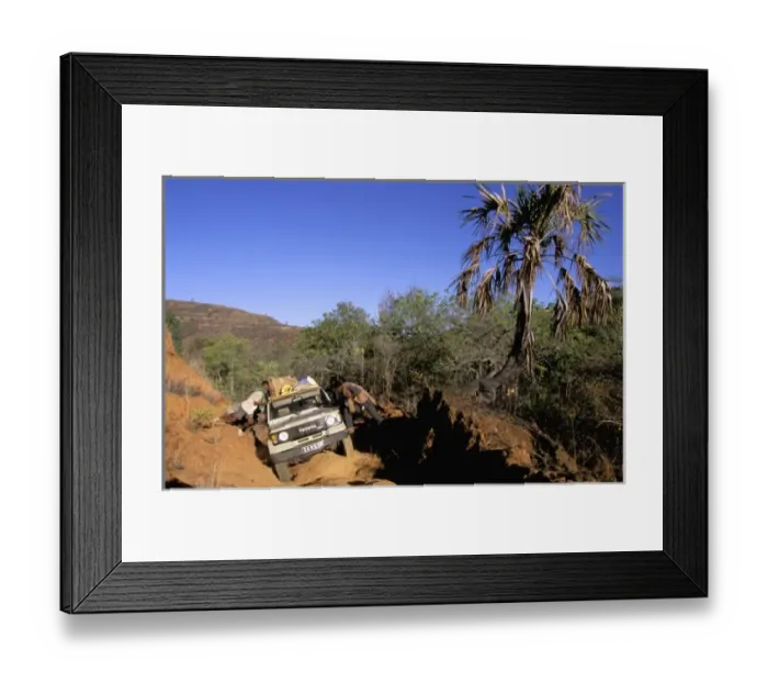 Framed Print : Africa, Madagascar. Road to Analamera Reserve Framed Print : Africa, Madagascar. Road to Analamera Reserve