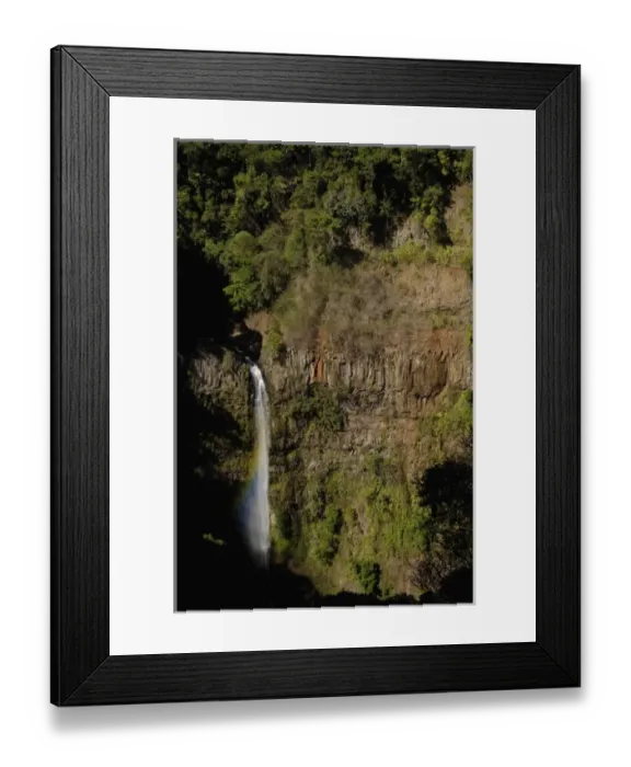 Framed Print : Petit cascade (waterfall) in Montagne d Ambre or Amber Mountain National Park