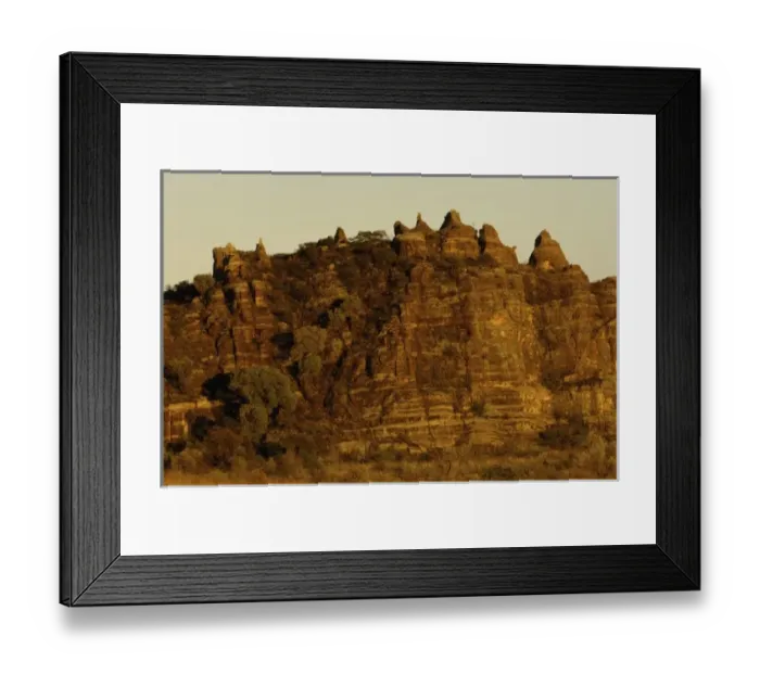 Framed Print : Sandstone Massif. Isalo National Park. MADAGASCAR. Isalo was declared a National Park in 1962 Framed Print : Sandstone Massif. Isalo National Park. MADAGASCAR. Isalo was declared a National Park in 1962