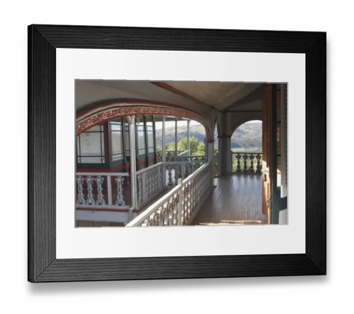 Framed Print : Madagascars Old Kings Palace, balcony and view Framed Print : Madagascars Old Kings Palace, balcony and view