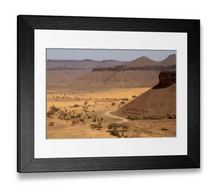 Framed Print : Mauritania, Adrar, White valley, N tourvine pass Framed Print : Mauritania, Adrar, White valley, N tourvine pass