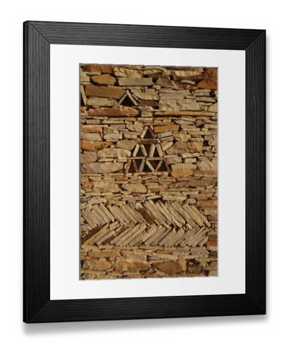 Framed Print : Mauritania, Adrar, Chinguetti, Pattern Framed Print : Mauritania, Adrar, Chinguetti, Pattern