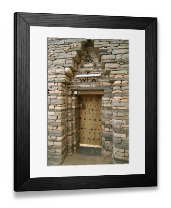 Framed Print : Mauritania, Tichitt, library Abdel Moumen main entrance Framed Print : Mauritania, Tichitt, library Abdel Moumen main entrance