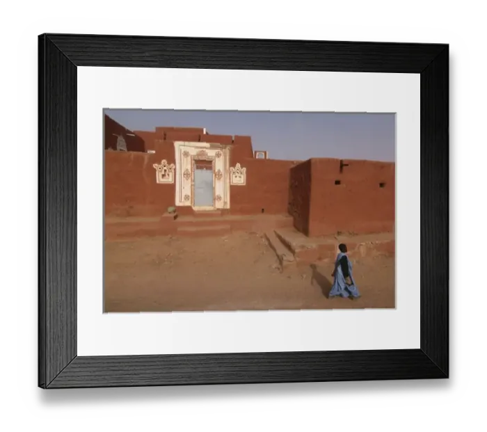 Framed Print : Mauritania, Along the streets of Oualata Framed Print : Mauritania, Along the streets of Oualata