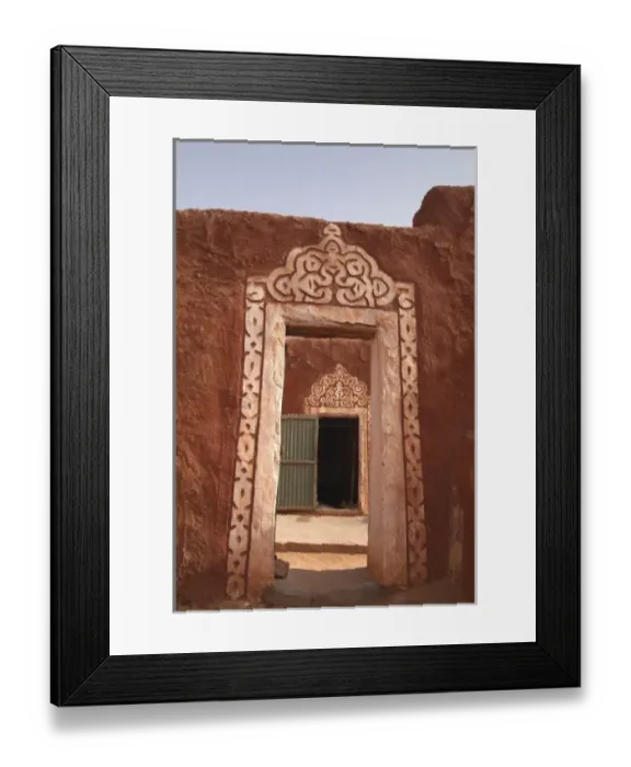 Framed Print : Mauritania, Gate in Oualata