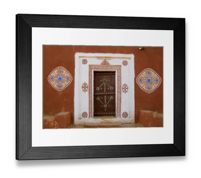 Framed Print : Mauritania, Colors in a street of Oualata Framed Print : Mauritania, Colors in a street of Oualata