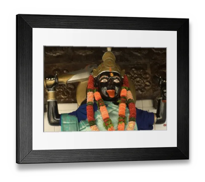 Framed Print : Mauritius, Ganga Talao, Grand Bassin. Hindu Goddess Kali Framed Print : Mauritius, Ganga Talao, Grand Bassin. Hindu Goddess Kali