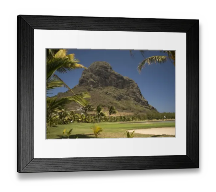 Framed Print : Mauritius, Le Morne. Golfing at Paradis Hotel and Golf Club, an International class golf course Framed Print : Mauritius, Le Morne. Golfing at Paradis Hotel and Golf Club, an International class golf course