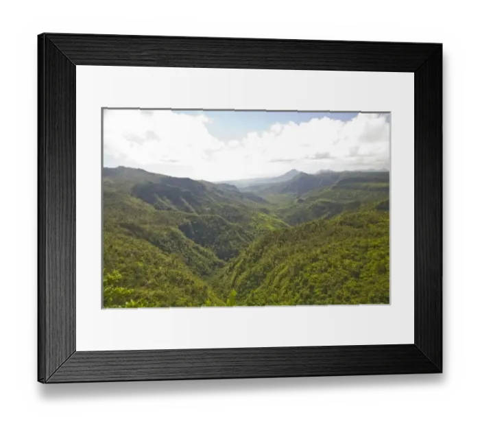 Framed Print : Viewpoint at Black River Gorges National Park, Mauritius, Africa Framed Print : Viewpoint at Black River Gorges National Park, Mauritius, Africa
