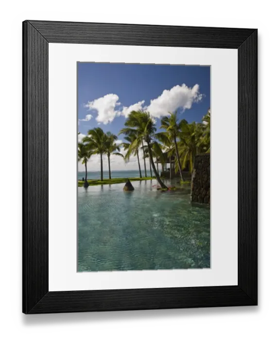 Framed Print : Belle Mare Resort, Southeast Mauritius, Africa