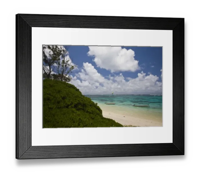 Framed Print : Mauritius, Eastern Mauritius, Belle Mare, East Coast beachfront Framed Print : Mauritius, Eastern Mauritius, Belle Mare, East Coast beachfront