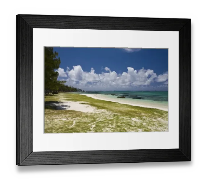Framed Print : Mauritius, Eastern Mauritius, Belle Mare, East Coast beachfront Framed Print : Mauritius, Eastern Mauritius, Belle Mare, East Coast beachfront