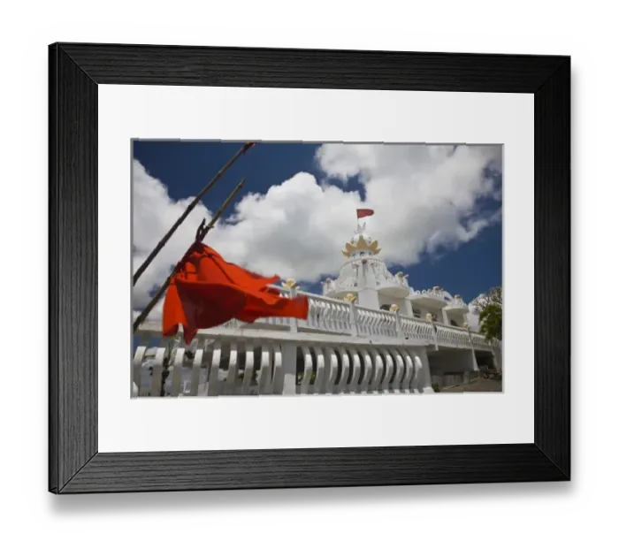 Framed Print : Mauritius, Eastern Mauritius, Poste de Flacq, Sagar Shiv Mandir, Hindu Temple Framed Print : Mauritius, Eastern Mauritius, Poste de Flacq, Sagar Shiv Mandir, Hindu Temple