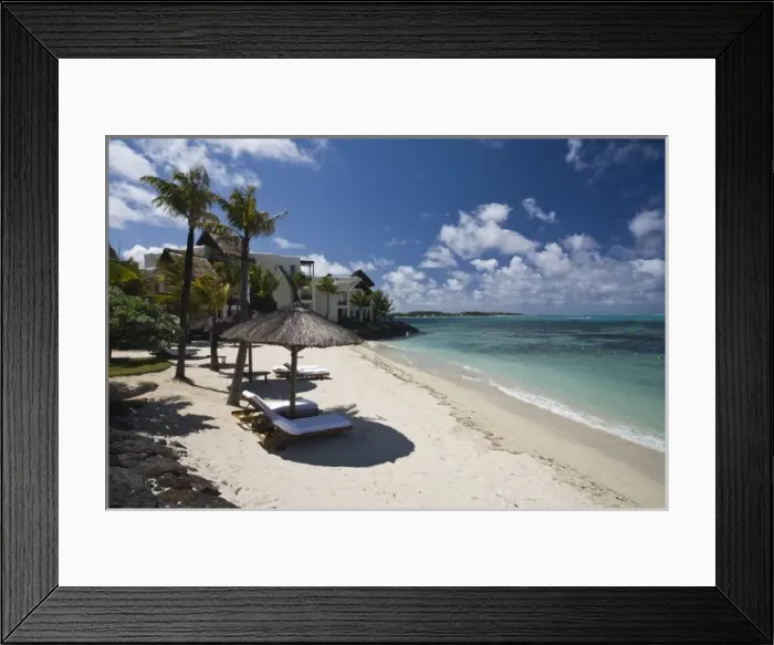 Framed Print : Mauritius, Eastern Mauritius, Trou d Eau Douce, Le Touessrok Resort Hotel, beach Framed Print : Mauritius, Eastern Mauritius, Trou d Eau Douce, Le Touessrok Resort Hotel, beach