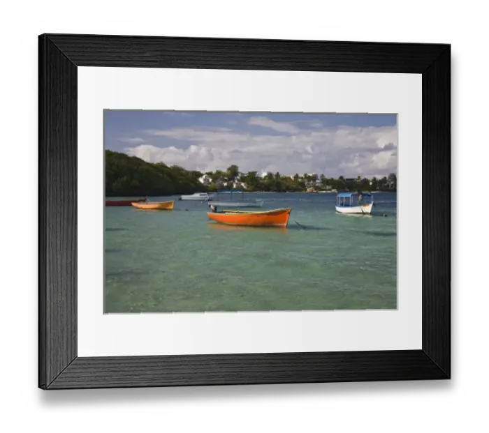 Framed Print : Mauritius, Eastern Mauritius, Trou d Eau Douce, town harbor Framed Print : Mauritius, Eastern Mauritius, Trou d Eau Douce, town harbor
