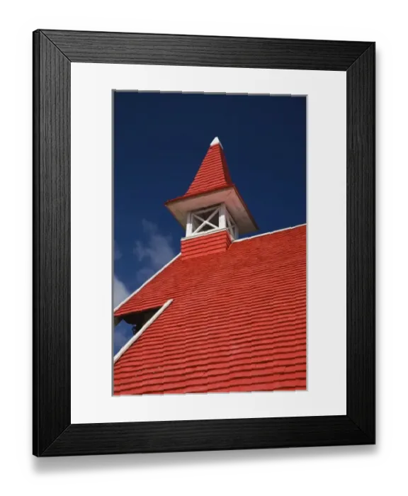 Framed Print : Mauritius, North Mauritius, Cap Maleureux church Framed Print : Mauritius, North Mauritius, Cap Maleureux church