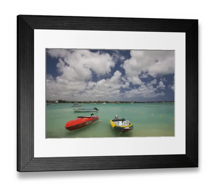 Framed Print : Mauritius, North Mauritius, Grand Baie waterfront Framed Print : Mauritius, North Mauritius, Grand Baie waterfront