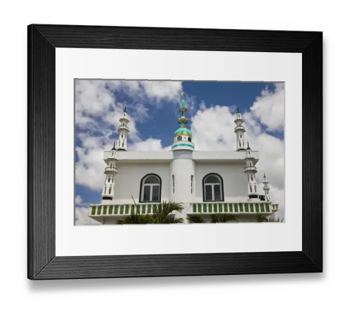 Framed Print : Mauritius, North Mauritius, Grand Baie, Town Mosque Framed Print : Mauritius, North Mauritius, Grand Baie, Town Mosque