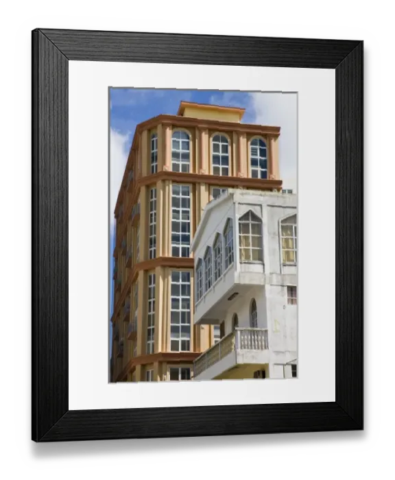 Framed Print : Mauritius, Port Louis, downtown buildings Framed Print : Mauritius, Port Louis, downtown buildings