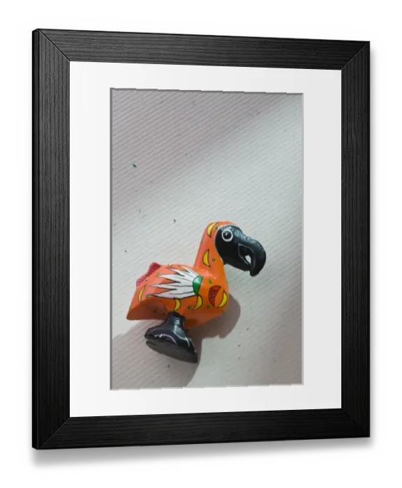 Framed Print : Mauritius, Port Louis, miniature wooden Dodo bird toy Framed Print : Mauritius, Port Louis, miniature wooden Dodo bird toy