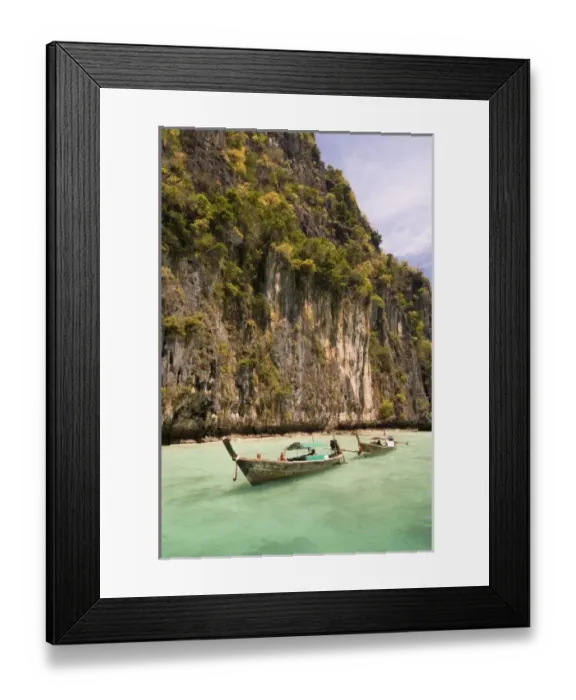 Framed Print : Thailand, Phi Phi Lay Island, Pileh cove