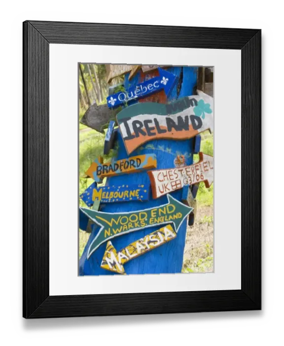 Framed Print : Direction Sign Framed Print : Direction Sign