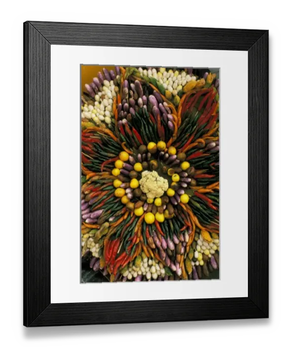 Framed Print : Thailand. Chili pepper decoration Framed Print : Thailand. Chili pepper decoration