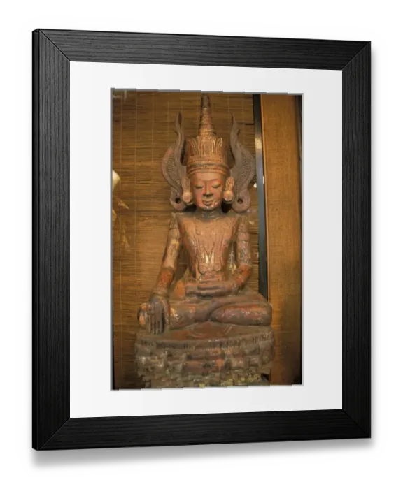 Framed Print : Thailand, Bangkok. Buddhist statue Framed Print : Thailand, Bangkok. Buddhist statue