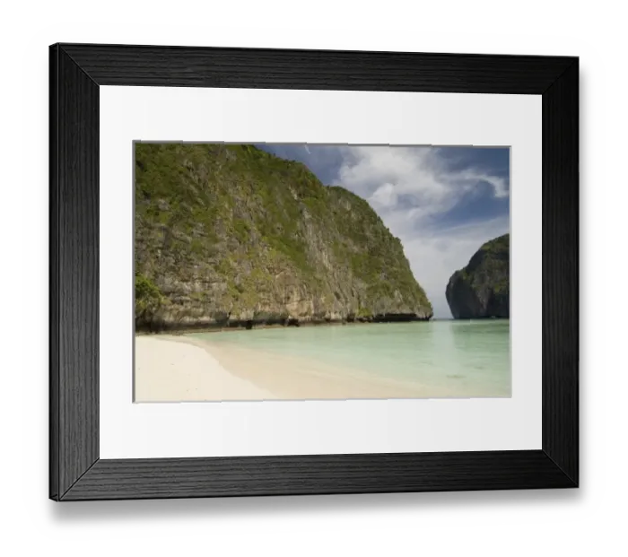 Framed Print : Thailand, Phi Phi Lay Island, Maya Bay