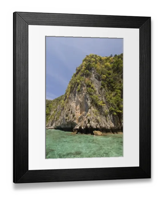 Framed Print : Thailand, Phi Phi Lay Island, Loh Sama Bay