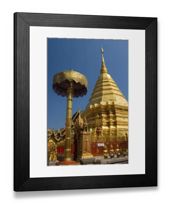 Framed Print : Wat Phra That Doi Suthep Temple, Thailand Framed Print : Wat Phra That Doi Suthep Temple, Thailand