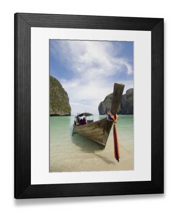 Framed Print : Thailand, Phi Phi Lay Island, Maya Bay Framed Print : Thailand, Phi Phi Lay Island, Maya Bay